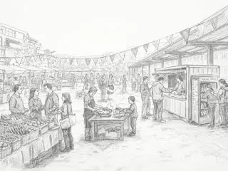 Projekteingabe: Das Binz Quartier wird Dreh- und Angelpunkt für ein nachhaltiges und  ineinandergreifendes Food Ökosystem, für alle