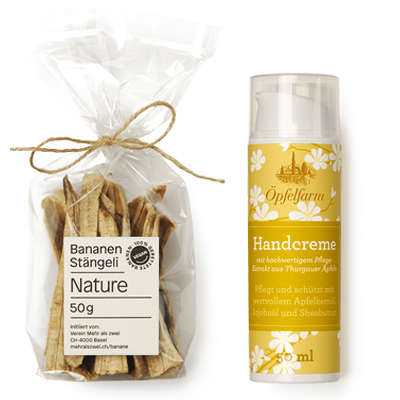 Bananenstängeli Nature & Handcreme klein